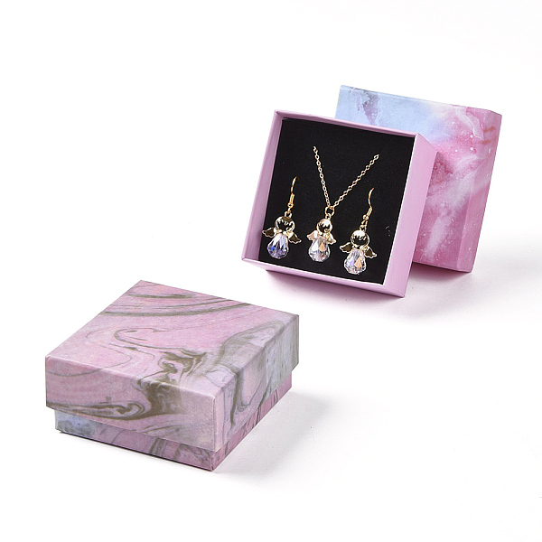 PandaHall Cardboard Box Jewelry Set Boxes, with Sponge Inside, Square, Light Grey, 7.5x7.5x3.5cm Paper Square Gray
PandaHall Cardboard Box Jewelry Set Boxes, with Sponge Inside, Square, Light Grey, 7.5x7.5x3.5cm Paper Square Gray