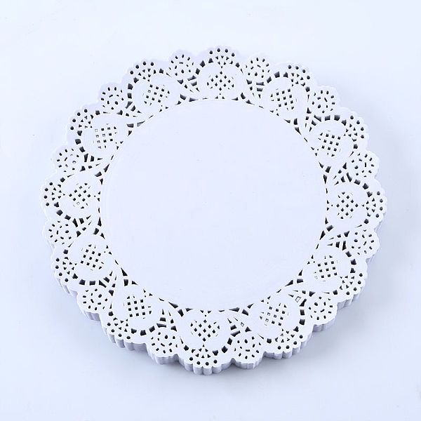 PandaHall Greaseproof Paper Dessert Pad, Paper Lace Doilies, Round, White, 241.3x0.1mm, 200pcs/bag Paper Round White
PandaHall Greaseproof Paper Dessert Pad, Paper Lace Doilies, Round, White, 241.3x0.1mm, 200pcs/bag Paper Round White