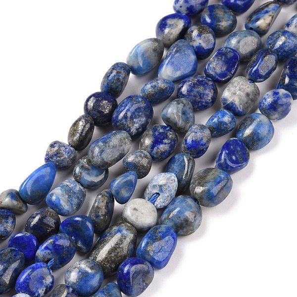 PandaHall Natural Lapis Lazuli Beads Strands, Tumbled Stone, Nuggets, 8~10x6~7x4~5mm, Hole: 0.6mm, about 51pcs/strand, 15.16''(38.5cm) Lapis...
PandaHall Natural Lapis Lazuli Beads Strands, Tumbled Stone, Nuggets, 8~10x6~7x4~5mm, Hole: 0.6mm, about 51pcs/strand, 15.16''(38.5cm) Lapis...