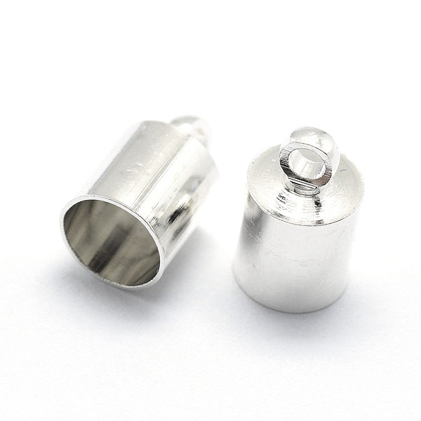 PandaHall Brass Cord Ends, End Caps, Silver Color Plated, 11x7mm, Hole: 1mm, Inner Diameter: 6mm Alloy
PandaHall Brass Cord Ends, End Caps, Silver Color Plated, 11x7mm, Hole: 1mm, Inner Diameter: 6mm Alloy