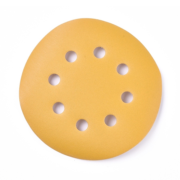 PandaHall 8 Hole Hook and Loop Sanding Discs, Flocking Sandpaper, for Sanding Grinder Polishing Accessories, Gold, 400 Grit, 125~126.5x1mm...
PandaHall 8 Hole Hook and Loop Sanding Discs, Flocking Sandpaper, for Sanding Grinder Polishing Accessories, Gold, 400 Grit, 125~126.5x1mm...