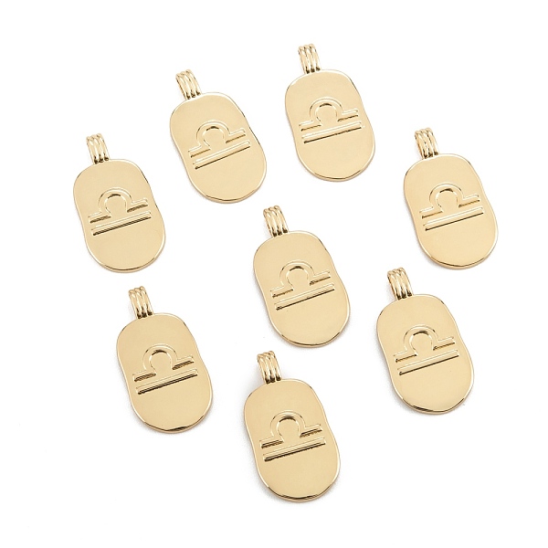 PandaHall Brass Pendants, Long-Lasting Plated, Oval with Constellation, Real 18K Gold Plated, Libra, 24x12.5x2mm, Hole: 3.5x1.5mm Brass...
PandaHall Brass Pendants, Long-Lasting Plated, Oval with Constellation, Real 18K Gold Plated, Libra, 24x12.5x2mm, Hole: 3.5x1.5mm Brass...