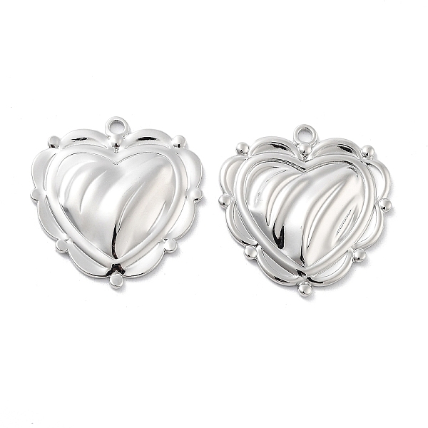 PandaHall Valentine‘s Day Brass Pendants, Heart, Platinum, 30x29x2.5mm, Hole: 2.5mm Brass Heart
PandaHall Valentine‘s Day Brass Pendants, Heart, Platinum, 30x29x2.5mm, Hole: 2.5mm Brass Heart
