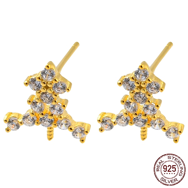 PandaHall Tree 925 Sterling Silver Micro Pave Clear Cubic Zirconia Stud Earring Findings, for Half Drilled Beads, with S925 Stamp, Real 18K...
PandaHall Tree 925 Sterling Silver Micro Pave Clear Cubic Zirconia Stud Earring Findings, for Half Drilled Beads, with S925 Stamp, Real 18K...