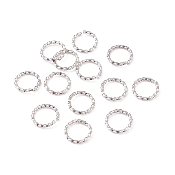 PandaHall 304 Stainless Steel Jump Rings, Open Jump Rings, Twisted, Stainless Steel Color, 16 Gauge, 10x1.3mm, Inner Diameter: 8mm 304...
PandaHall 304 Stainless Steel Jump Rings, Open Jump Rings, Twisted, Stainless Steel Color, 16 Gauge, 10x1.3mm, Inner Diameter: 8mm 304...