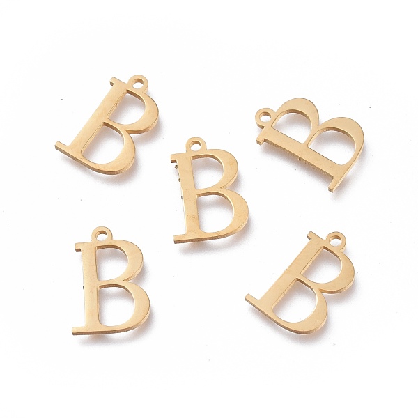 PandaHall 304 Stainless Steel Charms, Greek Alphabet, Golden, Letter.B, 14x9x1mm, Hole: 1.2mm 304 Stainless Steel Letter B
PandaHall 304 Stainless Steel Charms, Greek Alphabet, Golden, Letter.B, 14x9x1mm, Hole: 1.2mm 304 Stainless Steel Letter B