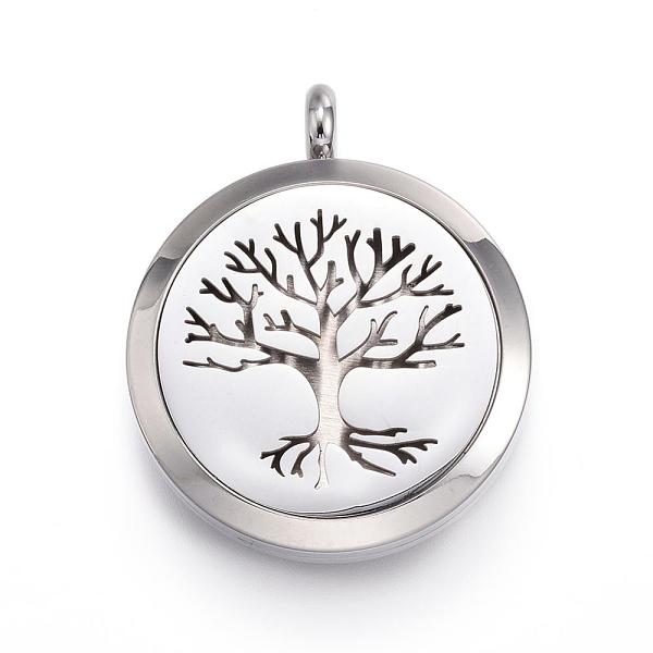 PandaHall 316 Surgical Stainless Steel Diffuser Locket Pendants, with Perfume Pad and Magnetic Clasps, Tree of Life, Stainless Steel Color..., Multicolor
PandaHall 316 Surgical Stainless Steel Diffuser Locket Pendants, with Perfume Pad and Magnetic Clasps, Tree of Life, Stainless Steel Color..., Multicolor