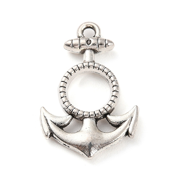 PandaHall Tibetan Style Alloy Pendants, Anchor, Antique Silver, 26x17.5x3.5mm, Hole: 2mm, about 220pcs/500g Alloy Anchor & Helm
PandaHall Tibetan Style Alloy Pendants, Anchor, Antique Silver, 26x17.5x3.5mm, Hole: 2mm, about 220pcs/500g Alloy Anchor & Helm