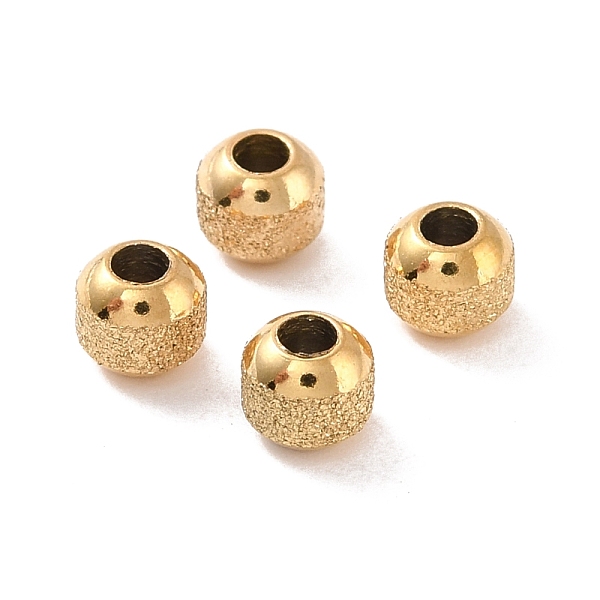 PandaHall Ion Plating(IP) Textured 304 Stainless Steel Beads, Round, Golden, 4mm, Hole: 1.5mm 304 Stainless Steel Round
PandaHall Ion Plating(IP) Textured 304 Stainless Steel Beads, Round, Golden, 4mm, Hole: 1.5mm 304 Stainless Steel Round