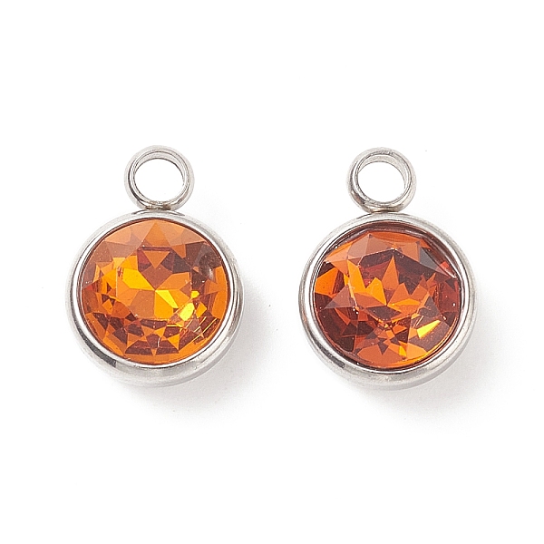PandaHall 304 Stainless Steel Glass Rhinestone Charms, Faceted, Flat Round, Dark Goldenrod, 14x10x7mm, Hole: 2.5mm Stainless Steel+Glass..., Gold
PandaHall 304 Stainless Steel Glass Rhinestone Charms, Faceted, Flat Round, Dark Goldenrod, 14x10x7mm, Hole: 2.5mm Stainless Steel+Glass..., Gold