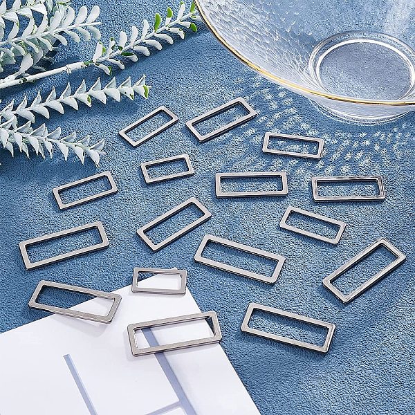 PandaHall WADORN 32pcs Metal Rectangle Rings Buckle, 4 Sizes Webbing Strap Loops Webbing Square Buckle Rectangular Buckle Loop for Handbag...
PandaHall WADORN 32pcs Metal Rectangle Rings Buckle, 4 Sizes Webbing Strap Loops Webbing Square Buckle Rectangular Buckle Loop for Handbag...