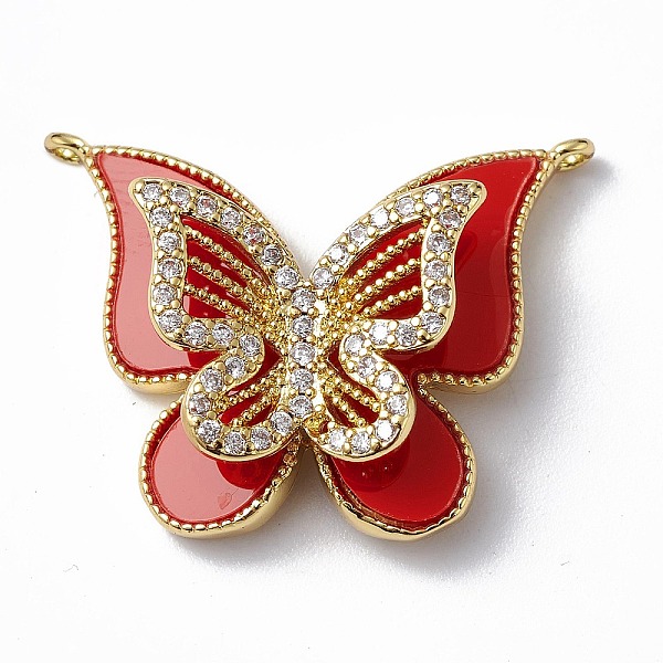 PandaHall Synthetic Turquoise Pendants, Dyed, Long-Lasting Plated Brass Micro Pave Clear Cubic Zirconia Butterfly Charms, Real 18K Gold..., Red
PandaHall Synthetic Turquoise Pendants, Dyed, Long-Lasting Plated Brass Micro Pave Clear Cubic Zirconia Butterfly Charms, Real 18K Gold..., Red