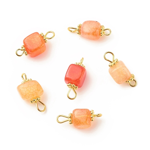 PandaHall Natural Agate Connector Charms, with Golden Plated Iron Findings, Cube, Dark Orange, 17~18x7~7.5x6.5~7mm, Hole: 2~3.5mm Natural...
PandaHall Natural Agate Connector Charms, with Golden Plated Iron Findings, Cube, Dark Orange, 17~18x7~7.5x6.5~7mm, Hole: 2~3.5mm Natural...