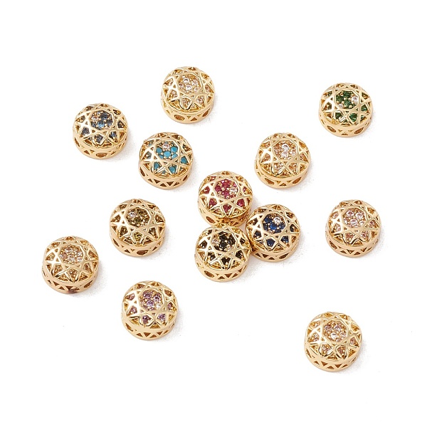 PandaHall Eco-friendly Brass Cubic Zirconia Multi-Strand Links, Nickel Free, Rack Plating, Cadmium Free & Lead Free, Flat Round, Mixed Color..., Multicolor
PandaHall Eco-friendly Brass Cubic Zirconia Multi-Strand Links, Nickel Free, Rack Plating, Cadmium Free & Lead Free, Flat Round, Mixed Color..., Multicolor