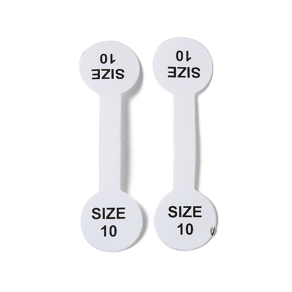 PandaHall Folding Paper Ring Size Sticker, Size 10, Adhesive Ring Size Label Tag, Round, White, 5.1x1.4x0.01cm Paper Round White
PandaHall Folding Paper Ring Size Sticker, Size 10, Adhesive Ring Size Label Tag, Round, White, 5.1x1.4x0.01cm Paper Round White