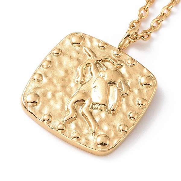 PandaHall Ion Plating(IP) 304 Stainless Steel Square with Cupid Pendant Necklace for Women, Golden, 17.83 inch(45.3cm) 304 Stainless Steel...
PandaHall Ion Plating(IP) 304 Stainless Steel Square with Cupid Pendant Necklace for Women, Golden, 17.83 inch(45.3cm) 304 Stainless Steel...