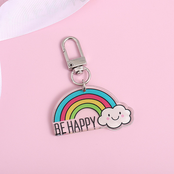 PandaHall Rainbow Theme Acrylic Pendant Decorations, Platinum Tone Alloy Swivel Clasp Pendant Decorations, Rainbow, Pendant: 33x47mm Acrylic...
PandaHall Rainbow Theme Acrylic Pendant Decorations, Platinum Tone Alloy Swivel Clasp Pendant Decorations, Rainbow, Pendant: 33x47mm Acrylic...