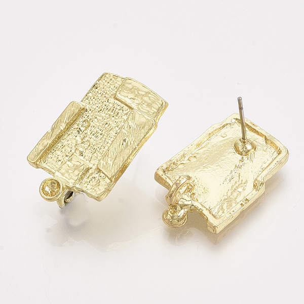 PandaHall Alloy Stud Earring Findings Rhinestone Settings, with Steel Pins and Loop, Rectangle , Light Gold, Fit for 2.5mm Rhinestone...
PandaHall Alloy Stud Earring Findings Rhinestone Settings, with Steel Pins and Loop, Rectangle , Light Gold, Fit for 2.5mm Rhinestone...