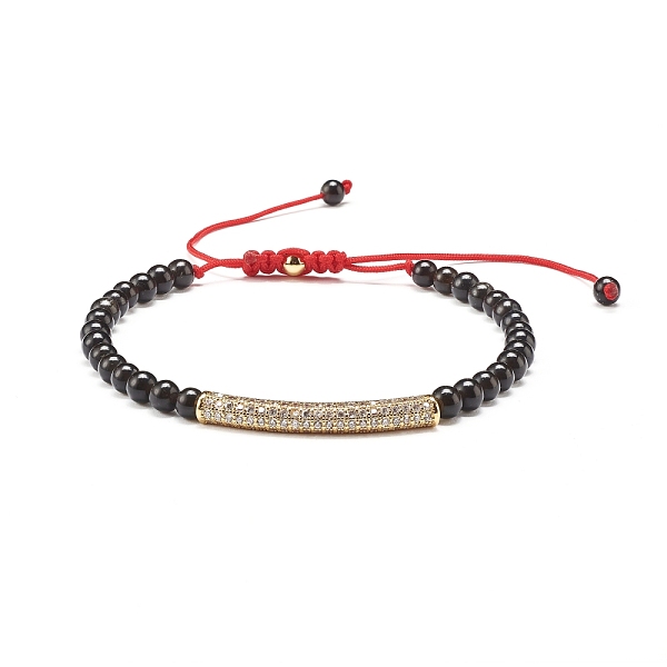 PandaHall Natural Obsidian Braided Bead Bracelet for Girl Women, Curved Tube Brass Micro Pave Cubic Zirconia Bead Bracelet, Mixed Color...
PandaHall Natural Obsidian Braided Bead Bracelet for Girl Women, Curved Tube Brass Micro Pave Cubic Zirconia Bead Bracelet, Mixed Color...
