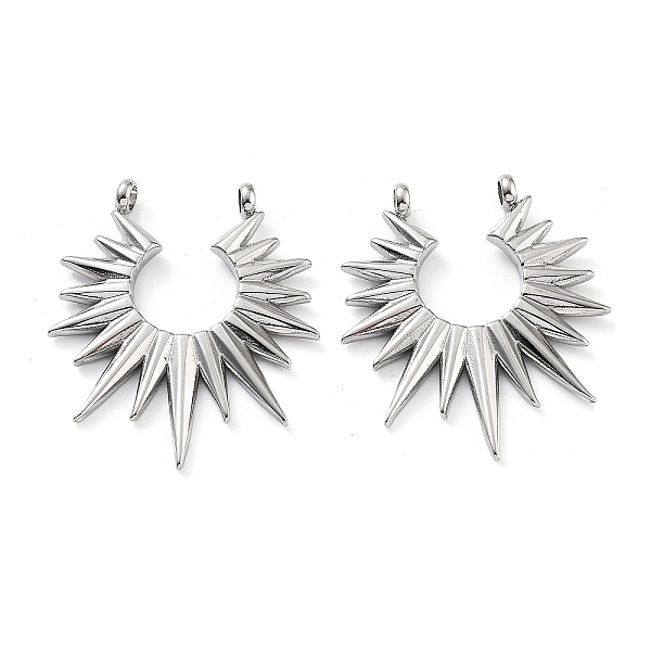 PandaHall 201 Stainless Steel Pendants, Sun Charm, Stainless Steel Color, 33x28x2mm, Hole: 2.5mm 201 Stainless Steel Sun
PandaHall 201 Stainless Steel Pendants, Sun Charm, Stainless Steel Color, 33x28x2mm, Hole: 2.5mm 201 Stainless Steel Sun