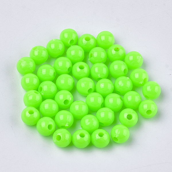 PandaHall Opaque Plastic Beads, Round, Lime, 6x5.5mm, Hole: 1.8mm Plastic Round Green
PandaHall Opaque Plastic Beads, Round, Lime, 6x5.5mm, Hole: 1.8mm Plastic Round Green