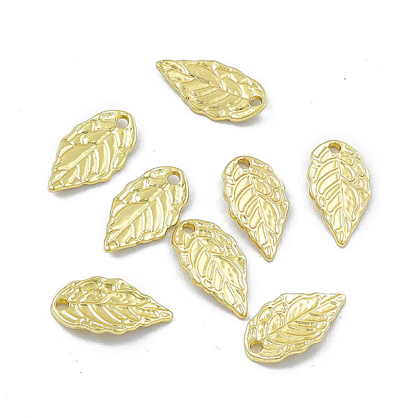 PandaHall Rack Plating Alloy Pendants, Leaf Charm, Light Gold, 16.5x9x1.5mm, Hole: 1.2mm Alloy Leaf
PandaHall Rack Plating Alloy Pendants, Leaf Charm, Light Gold, 16.5x9x1.5mm, Hole: 1.2mm Alloy Leaf