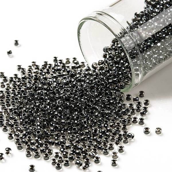 PandaHall TOHO Round Seed Beads, Japanese Seed Beads, (344) Inside Color Crystal/Black, 11/0, 2.2mm, Hole: 0.8mm, about 5555pcs/50g Glass...
PandaHall TOHO Round Seed Beads, Japanese Seed Beads, (344) Inside Color Crystal/Black, 11/0, 2.2mm, Hole: 0.8mm, about 5555pcs/50g Glass...
