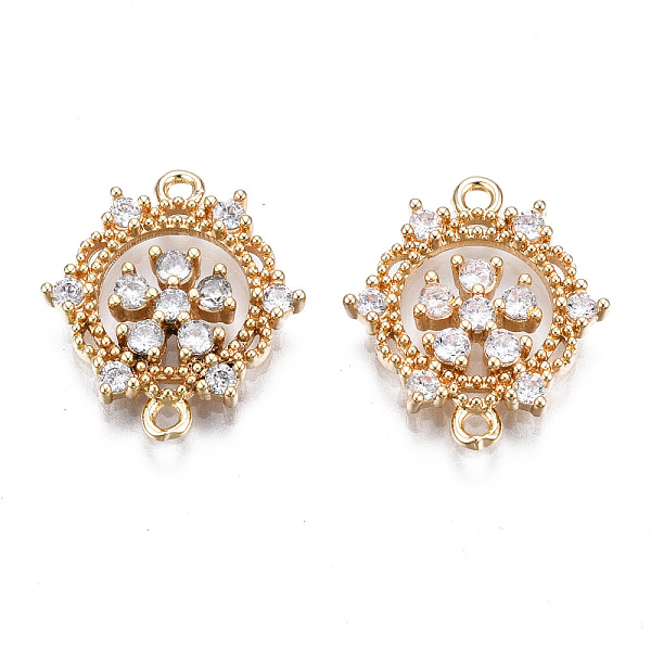 PandaHall Brass Micro Pave Clear Cubic Zirconia Links Connectors, Long-Lasting Plated, Cadmium Free & Lead Free, Flower, Light Gold...
PandaHall Brass Micro Pave Clear Cubic Zirconia Links Connectors, Long-Lasting Plated, Cadmium Free & Lead Free, Flower, Light Gold...