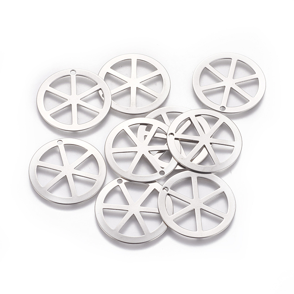 PandaHall 201 Stainless Steel Pendants, Wheel, Stainless Steel Color, 28x0.7mm, Hole: 1.8mm 201 Stainless Steel Others
PandaHall 201 Stainless Steel Pendants, Wheel, Stainless Steel Color, 28x0.7mm, Hole: 1.8mm 201 Stainless Steel Others