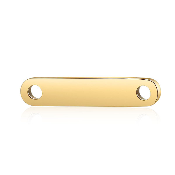 PandaHall 201 Stainless Steel Links connectors, Oval, Golden, 15x3x1.7mm, Hole: 1.4mm 201 Stainless Steel Oval
PandaHall 201 Stainless Steel Links connectors, Oval, Golden, 15x3x1.7mm, Hole: 1.4mm 201 Stainless Steel Oval