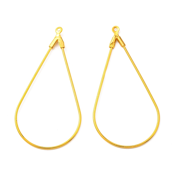 PandaHall Brass Pendants, Teardrop Charm, Golden, 45x22x1.4mm, Hole: 1mm Brass Teardrop
PandaHall Brass Pendants, Teardrop Charm, Golden, 45x22x1.4mm, Hole: 1mm Brass Teardrop