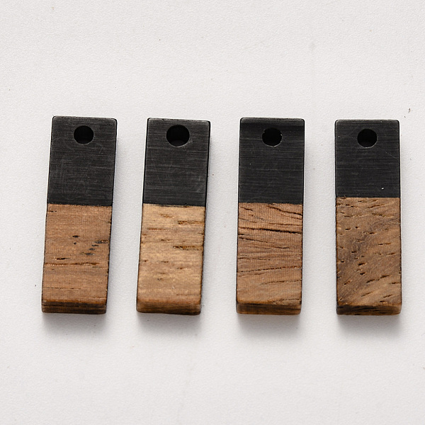 PandaHall Resin & Walnut Wood Pendants, Rectangle, Black, 20x6.5x3mm, Hole: 1.8mm Resin+Wood Rectangle Black
PandaHall Resin & Walnut Wood Pendants, Rectangle, Black, 20x6.5x3mm, Hole: 1.8mm Resin+Wood Rectangle Black