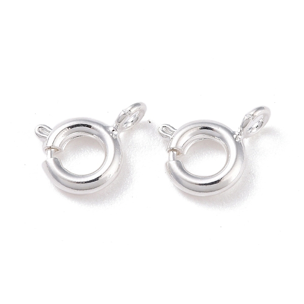 PandaHall Eco-friendly Brass Spring Ring Clasps, Cadmium Free & Lead Free, Long-Lasting Plated, 925 Sterling Silver Plated, 11.4x7x1.5mm...
PandaHall Eco-friendly Brass Spring Ring Clasps, Cadmium Free & Lead Free, Long-Lasting Plated, 925 Sterling Silver Plated, 11.4x7x1.5mm...