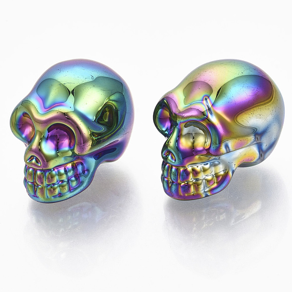 PandaHall Electroplate K9 Glass Display Decorations, Skull, for Halloween, Colorful, 21.5x18.5x27mm Glass Skull
PandaHall Electroplate K9 Glass Display Decorations, Skull, for Halloween, Colorful, 21.5x18.5x27mm Glass Skull