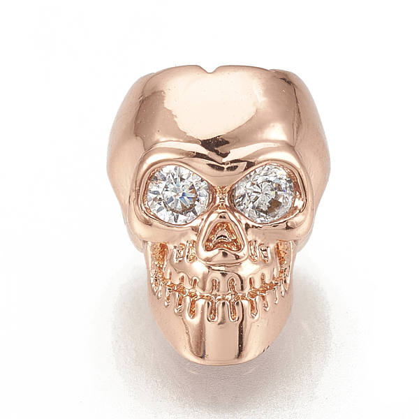 PandaHall Brass Cubic Zirconia Beads, Skull, Clear, Rose Gold, 11.5x9x9.5mm, Hole: 1.5mm Brass+Cubic Zirconia Skull Clear
PandaHall Brass Cubic Zirconia Beads, Skull, Clear, Rose Gold, 11.5x9x9.5mm, Hole: 1.5mm Brass+Cubic Zirconia Skull Clear