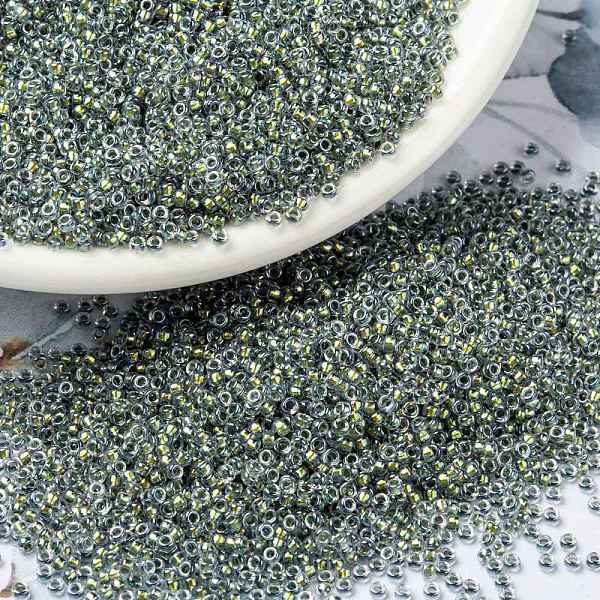 PandaHall MIYUKI Round Rocailles Beads, Japanese Seed Beads, (RR3201) Magic Golden Olive Lined Crystal, 15/0, 1.5mm, Hole: 0.7mm, about..., Green
PandaHall MIYUKI Round Rocailles Beads, Japanese Seed Beads, (RR3201) Magic Golden Olive Lined Crystal, 15/0, 1.5mm, Hole: 0.7mm, about..., Green