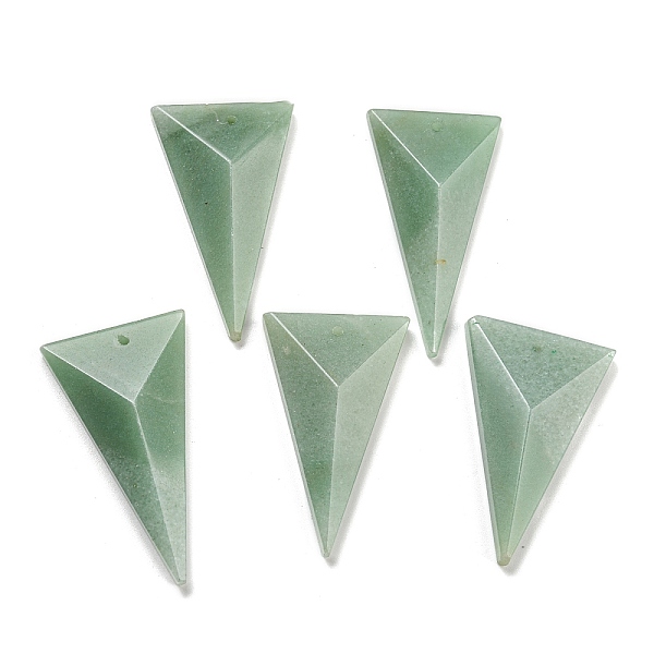 PandaHall Natural Green Aventurine Pendants, Faceted Triangle Charms, 42~49.5x24.5~27.5x7~9.5mm, Hole: 1.2mm Green Aventurine Triangle
PandaHall Natural Green Aventurine Pendants, Faceted Triangle Charms, 42~49.5x24.5~27.5x7~9.5mm, Hole: 1.2mm Green Aventurine Triangle