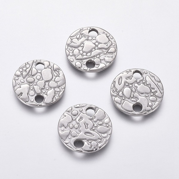 PandaHall 304 Stainless Steel Links connectors, Textured Flat Round, Stainless Steel Color, 16.5x1.5mm, Hole: 3mm 304 Stainless Steel Flat...
PandaHall 304 Stainless Steel Links connectors, Textured Flat Round, Stainless Steel Color, 16.5x1.5mm, Hole: 3mm 304 Stainless Steel Flat...