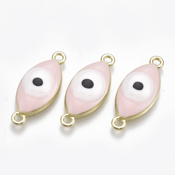 PandaHall Alloy Links connectors, with Enamel, Evil Eye, Light Gold, Pink, 25x10.5x4mm, Hole: 1.8mm Alloy+Enamel Evil Eye Pink
PandaHall Alloy Links connectors, with Enamel, Evil Eye, Light Gold, Pink, 25x10.5x4mm, Hole: 1.8mm Alloy+Enamel Evil Eye Pink