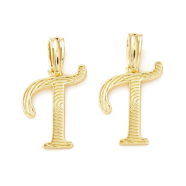 PandaHall Rack Plating Eco-Friendly Brass Letter Pendants, Real 18K Gold Long-Lasting Plated, Cadmium Free & Lead Free, Letter.T...
PandaHall Rack Plating Eco-Friendly Brass Letter Pendants, Real 18K Gold Long-Lasting Plated, Cadmium Free & Lead Free, Letter.T...