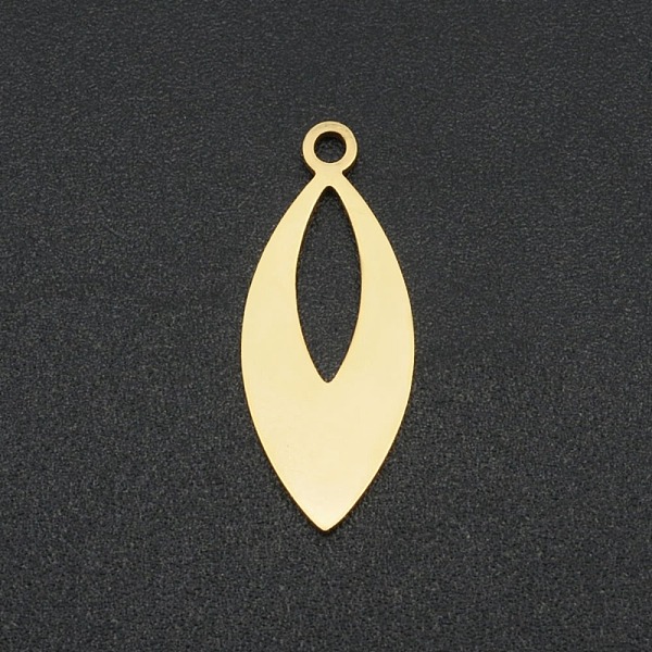 PandaHall 201 Stainless Steel Open Back Bezel Pendants, Horse Eye, Laser Cut, Golden, 21.5x9x1mm, Hole: 1.6mm 201 Stainless Steel Horse Eye
PandaHall 201 Stainless Steel Open Back Bezel Pendants, Horse Eye, Laser Cut, Golden, 21.5x9x1mm, Hole: 1.6mm 201 Stainless Steel Horse Eye