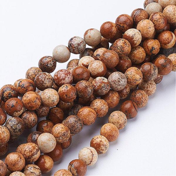 PandaHall Gemstone Beads Strands, Natural Picture Jasper, Round, about 6mm in diameter, hole: about 0.8mm, 15~16 inch Picture Jasper Round
PandaHall Gemstone Beads Strands, Natural Picture Jasper, Round, about 6mm in diameter, hole: about 0.8mm, 15~16 inch Picture Jasper Round