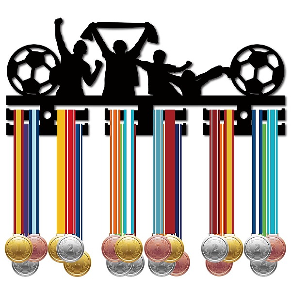 PandaHall Acrylic Medal Holder, Medals Display Hanger Rack, with Standoff Pins, Medal Holder Frame, Football Pattern, 121x290x10mm, Hole..., Black
PandaHall Acrylic Medal Holder, Medals Display Hanger Rack, with Standoff Pins, Medal Holder Frame, Football Pattern, 121x290x10mm, Hole..., Black