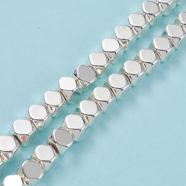 PandaHall Non-magnetic Synthetic Hematite Beads Strands, Galvanic Plating(Color Retention for 1 Year), Polyhedron, Silver Plated, 8x8x8mm...
PandaHall Non-magnetic Synthetic Hematite Beads Strands, Galvanic Plating(Color Retention for 1 Year), Polyhedron, Silver Plated, 8x8x8mm...