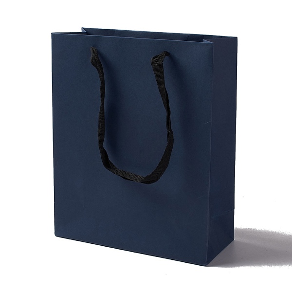 PandaHall Kraft Paper Bags, with Ribbon Handles, Gift Bags, Shopping Bags, Rectangle, Prussian Blue, 28x23x9.7cm; Fold: 28x23x0.4cm Paper...
PandaHall Kraft Paper Bags, with Ribbon Handles, Gift Bags, Shopping Bags, Rectangle, Prussian Blue, 28x23x9.7cm; Fold: 28x23x0.4cm Paper...
