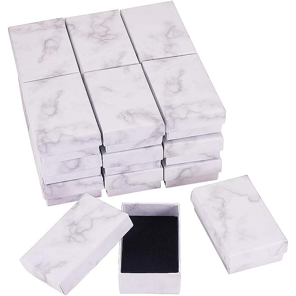 PandaHall BENECREAT 20 Pack White Marble Effect Rectangle Cardboard Jewellery Pendant Boxes Gift Boxes with Sponge Insert, 5x7.9x2.7cm Paper...
PandaHall BENECREAT 20 Pack White Marble Effect Rectangle Cardboard Jewellery Pendant Boxes Gift Boxes with Sponge Insert, 5x7.9x2.7cm Paper...