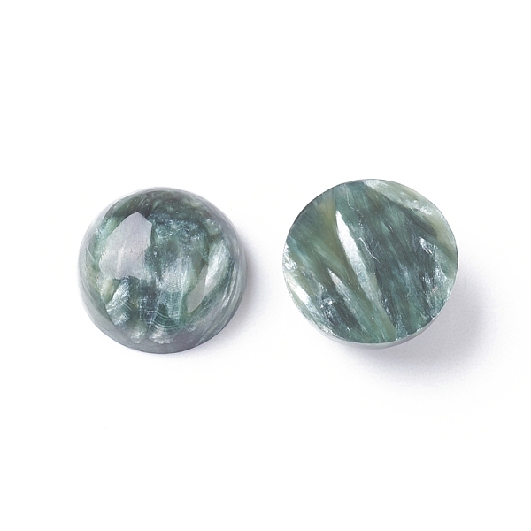 PandaHall Natural Seraphinite Cabochons, Half Round/Dome, 12x5.5mm Seraphinite Half Round
PandaHall Natural Seraphinite Cabochons, Half Round/Dome, 12x5.5mm Seraphinite Half Round