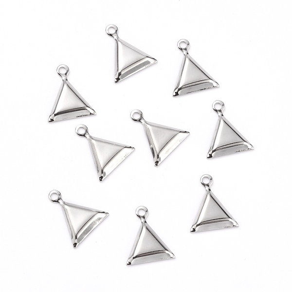 PandaHall 304 Stainless Steel Pendant Cabochon Settings, Triangle, Stainless Steel Color, Tray: 5x6mm, 9x11x1mm, Hole: 1.2mm 304 Stainless...
PandaHall 304 Stainless Steel Pendant Cabochon Settings, Triangle, Stainless Steel Color, Tray: 5x6mm, 9x11x1mm, Hole: 1.2mm 304 Stainless...