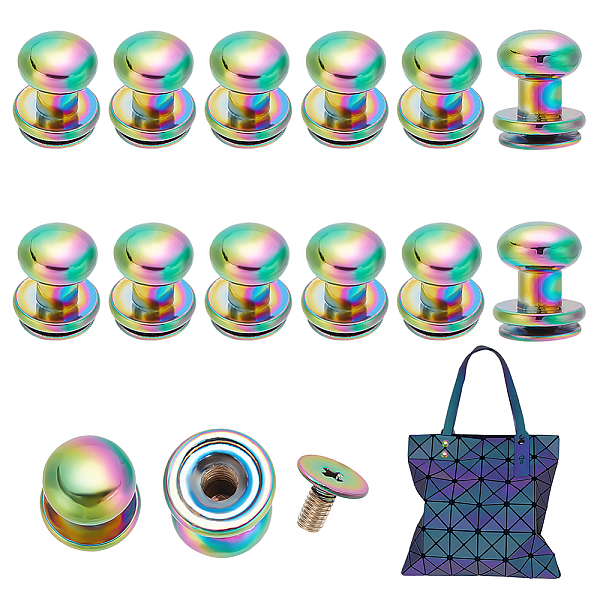 PandaHall WADORN 14 Sets Zinc Alloy Cabinet Drawer Pull Handles, Jewelry Box Knobs, Screwback Ball Stud, with Iron Screws, Rainbow Color...
PandaHall WADORN 14 Sets Zinc Alloy Cabinet Drawer Pull Handles, Jewelry Box Knobs, Screwback Ball Stud, with Iron Screws, Rainbow Color...