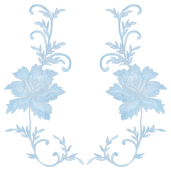 PandaHall Peony Polyester Embroidery Ornament Accessories, Applique Patch, Sewing Craft Decoration for Chinese Style Cheongsam, Light Blue...
PandaHall Peony Polyester Embroidery Ornament Accessories, Applique Patch, Sewing Craft Decoration for Chinese Style Cheongsam, Light Blue...